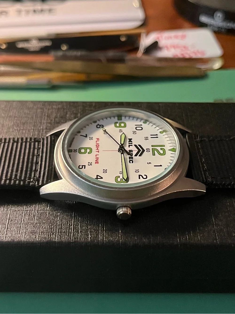 Military Prototype watch, “Flight Line” By Watchdog Time Co.